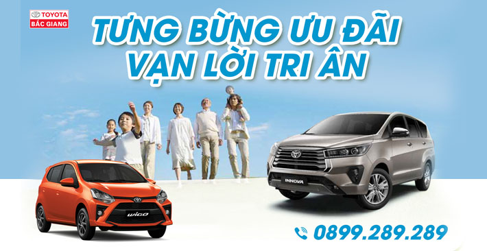 Toyota Việt Nam dành ưu đãi cho khách hàng mua Innova & Wigo